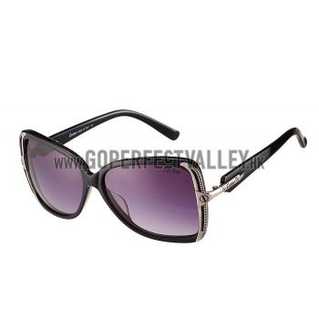 Cheap Cartier Black Frame Grey Lenses Sunglasses 308256