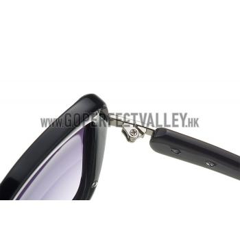 Cheap Cartier Black Frame Grey Lenses Sunglasses 308256