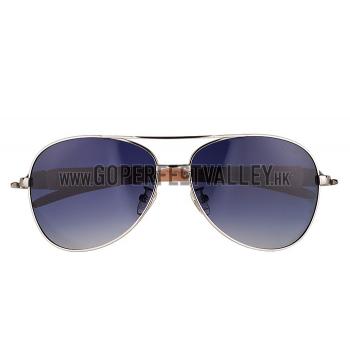 Cartier Panthere Detail Silver Frame Grey Lenses Sunglasses 308133 Replica