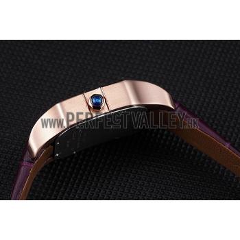 Cheap Cartier Santos 100 Polished Rose Gold Bezel 621921