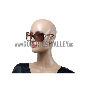 Cartier Golden Finish Panthere Detail Light Tortoiseshell Frame Sunglasses 308267 Replica