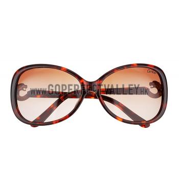 Cartier Golden Finish Panthere Detail Light Tortoiseshell Frame Sunglasses 308267 Replica