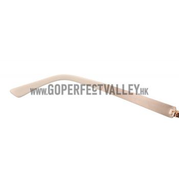 Replica Cartier Wild Panthere Detail Beige Frame Gold Temples Sunglasses 308189