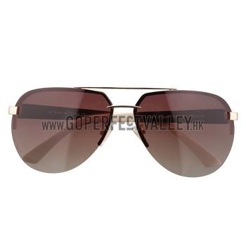 Replica Cartier Wild Panthere Detail Beige Frame Gold Temples Sunglasses 308189