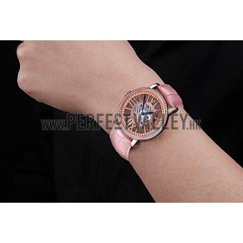 Cartier Rotonde Skeleton Flying Tourbillon Light Pink 621960