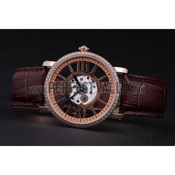 Cartier Rotonde Skeleton Flying Tourbillon Brown 621961