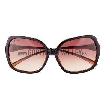 Cartier Panthere Wild de Cartier Brown Frame Sunglasses  308069