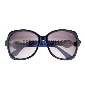 Cheap Cartier Double C Decor Black And Blue Sunglasses  308252