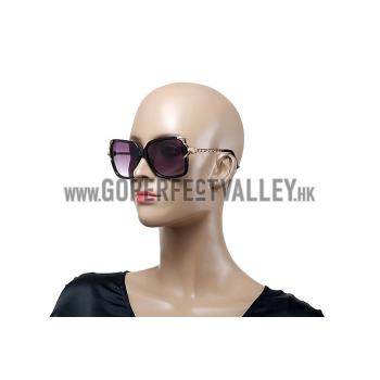 Cartier Panthere Diamond Detail Black Frame Sunglasses 308288