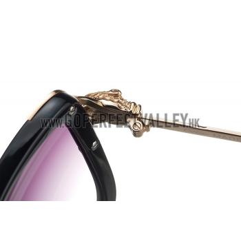 Cartier Panthere Diamond Detail Black Frame Sunglasses 308288