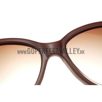 Cartier Golden Logo Detail Dark Red And Beige Frame Sunglasses 308275