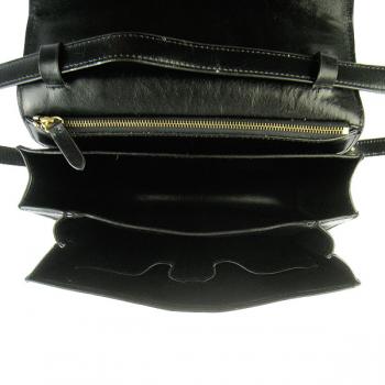 Celine  1867 Cross Body Bag Crocodile Black