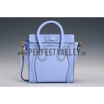 Celine Nano Luggage Light Blue