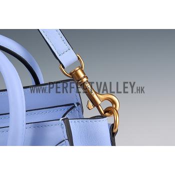 Celine Nano Luggage Light Blue