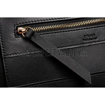 Replica Celine Cabas Phantom Tie Tote Black 18926754