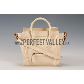 Replica Celine  Nano Luggage Beige