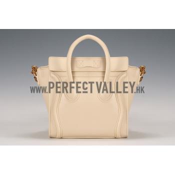 Replica Celine  Nano Luggage Beige