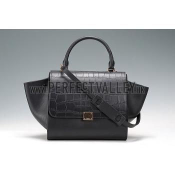 Celine Trapeze Crocodile Leather Bag 607304