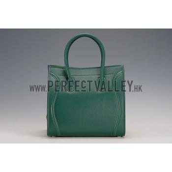 Celine Luggage Phantom Tote Green Replica