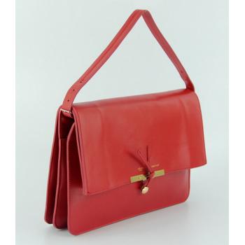 Cheap Celine  60066 Cow Leather Red Handbag