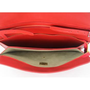 Cheap Celine  60066 Cow Leather Red Handbag