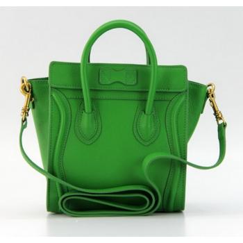 Celine 80029 Ladies Cow Leather Green Bag HM01664