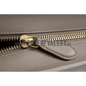 Replica Celine Luggage Mini Khaki Gold Hardware 18926735