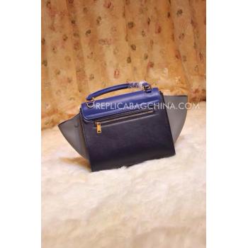 Celine Trapeze Handbag Blue