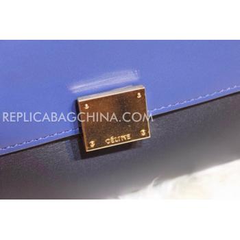 Celine Trapeze Handbag Blue