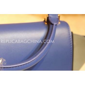 Celine Trapeze Handbag Blue