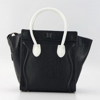 Replica Celine 108906 Cow Leather Black Bag HM02497