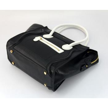 Replica Celine 108906 Cow Leather Black Bag HM02497