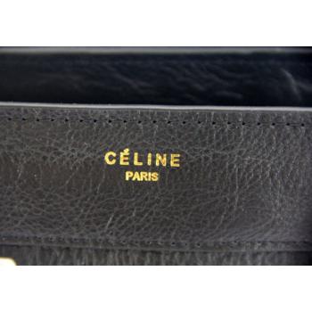 Replica Celine 108906 Cow Leather Black Bag HM02497