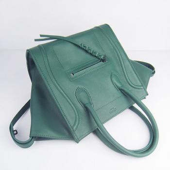 Celine  1890 Ladies Cow Leather Green