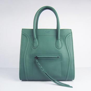 Celine  1890 Ladies Cow Leather Green