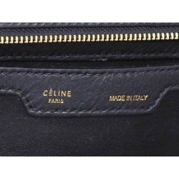 Cheap Celine  3342 2way Cow Leather Khaki Handbag