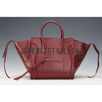 Celine Phantom Medium Burgundy