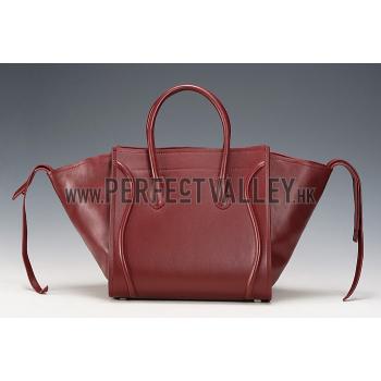 Celine Phantom Medium Burgundy