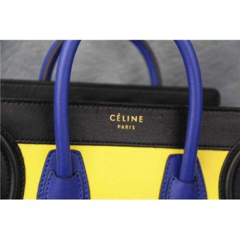 Celine Handbag Cross Body Bag Calfskin Yellow