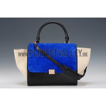 Celine Trapeze Blue Bag 607303 Replica