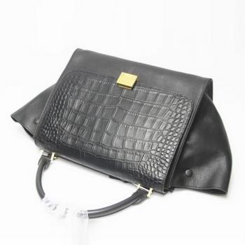 Celine  3042 Ladies 2way Black Handbag