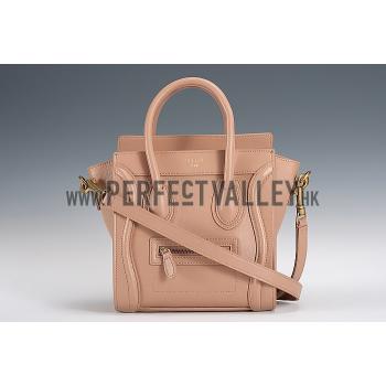 Celine Luggage Nano Camel Gold Hardware 18926744 Replica