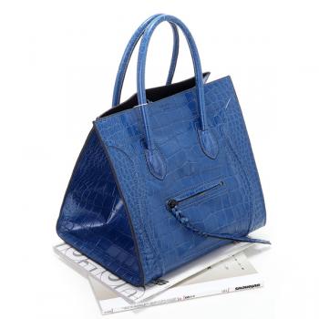 Celine 8001 Crocodile Blue Replica HM03899