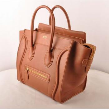 Celine  303 Ladies Cow Leather Coffee Handbag