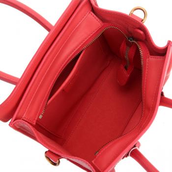 Celine  1008 Ladies 2way Red Handbag Replica