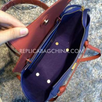 Celine Handbag Belt Bag Calfskin Blue