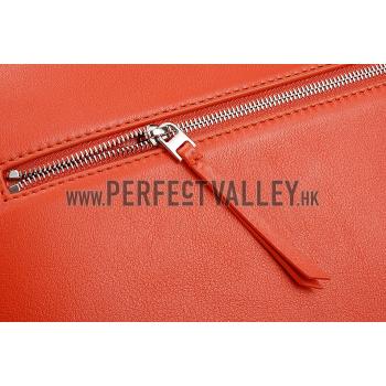 Celine Trotteur Bag Soft Leather Orange 608238