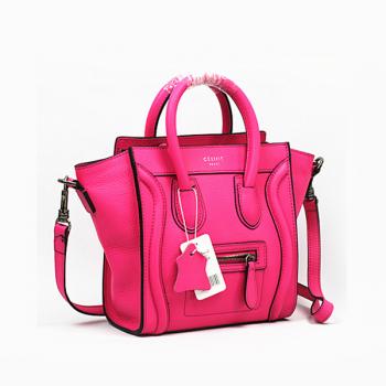 Celine 3008 Ladies Cow Leather Pink Bag HM04785