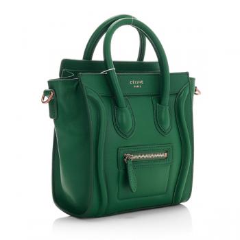 Celine 2008 Ladies 2way Green Replica HM05026