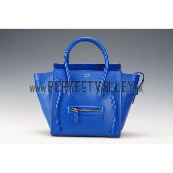 Cheap Celine Micro Luggage Blue